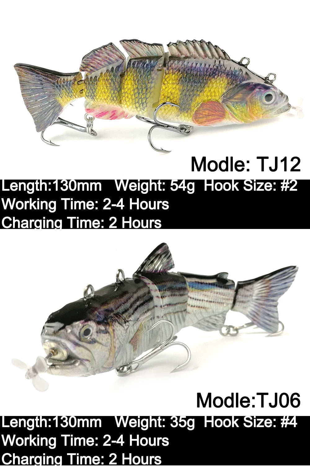 Robotic Fishing Sinking Minnow 130mm/35g 54g Auto Swimbait Electric Wobblers Bait USB Rechargeable LED Light Lure For Pike Bass