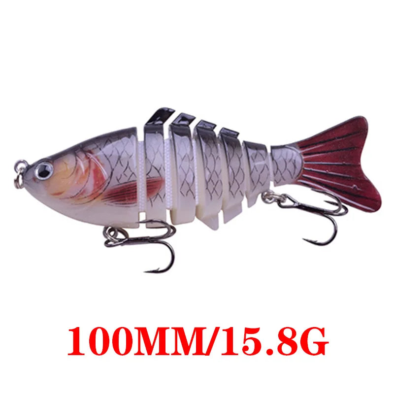 Luminous Fishing Lures For Dropshipping Multi Jointed Swimbait 6 7 Segment Wobblers Pike Tackle for Bass Trout Crankbait Lure