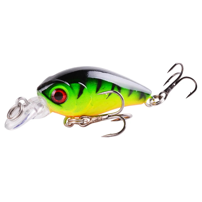 1 PCS Minnow Fishing Lure 45mm 3.8g Crankbait Hard Bait Topwater Artificial Wobbler Bass Japan Fly Fishing Accessories