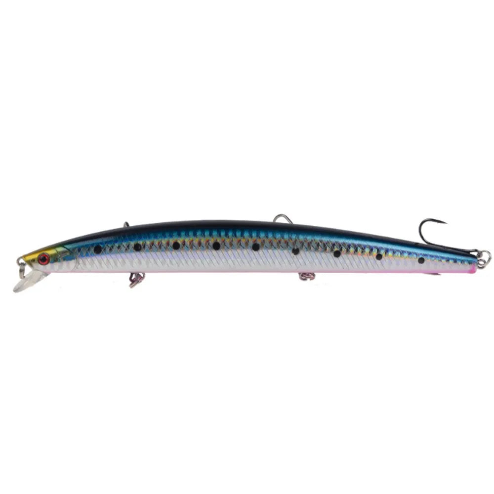 1pcs New Big  Laser Minnow Fishing Lures 18cm/24g Fishing Hard Bait Crankbaits Isca Artificiais Pesca Sea Wobbler Swimming Baits