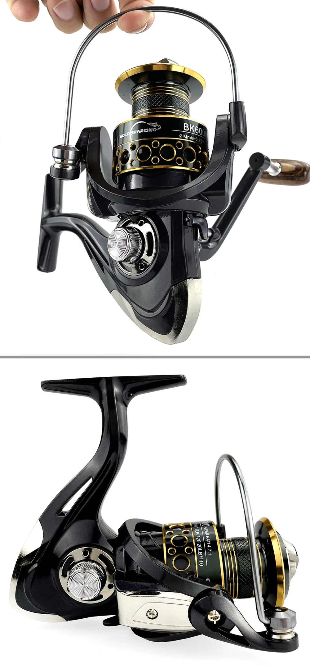 Spinning Reel 2000 - 7000 Ultralight Max Drag 12kg 5.2:1/4.7:1 Surfcasting Fishing Reel Spin Saltwater Jigging Reels