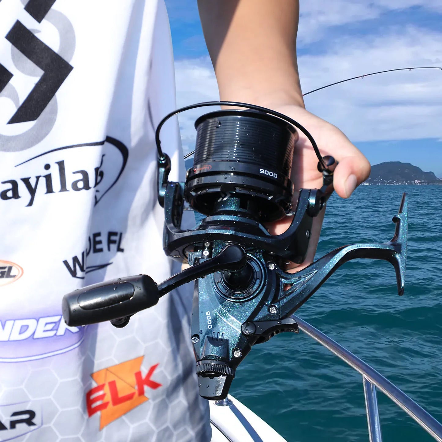 Sougayilang 9000-12000 Full Metal Spool Jigging Trolling Long Shot Casting and Salt Water Surf Big Sea Spinning Fishing Reel