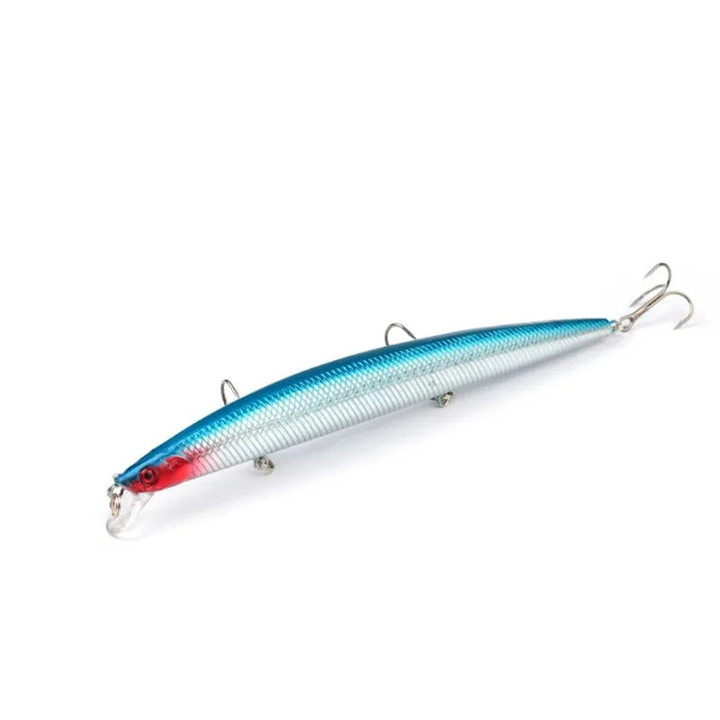 1pcs New Big  Laser Minnow Fishing Lures 18cm/24g Fishing Hard Bait Crankbaits Isca Artificiais Pesca Sea Wobbler Swimming Baits