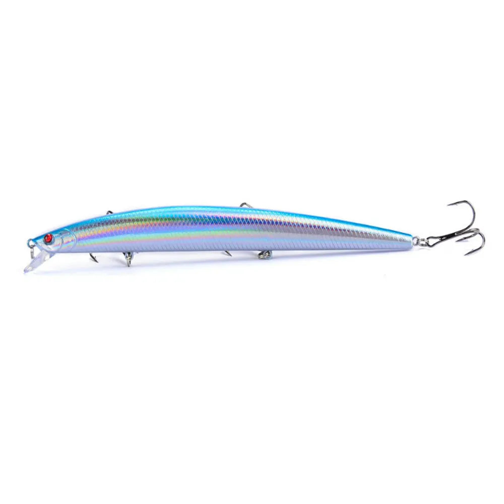 1pcs New Big  Laser Minnow Fishing Lures 18cm/24g Fishing Hard Bait Crankbaits Isca Artificiais Pesca Sea Wobbler Swimming Baits