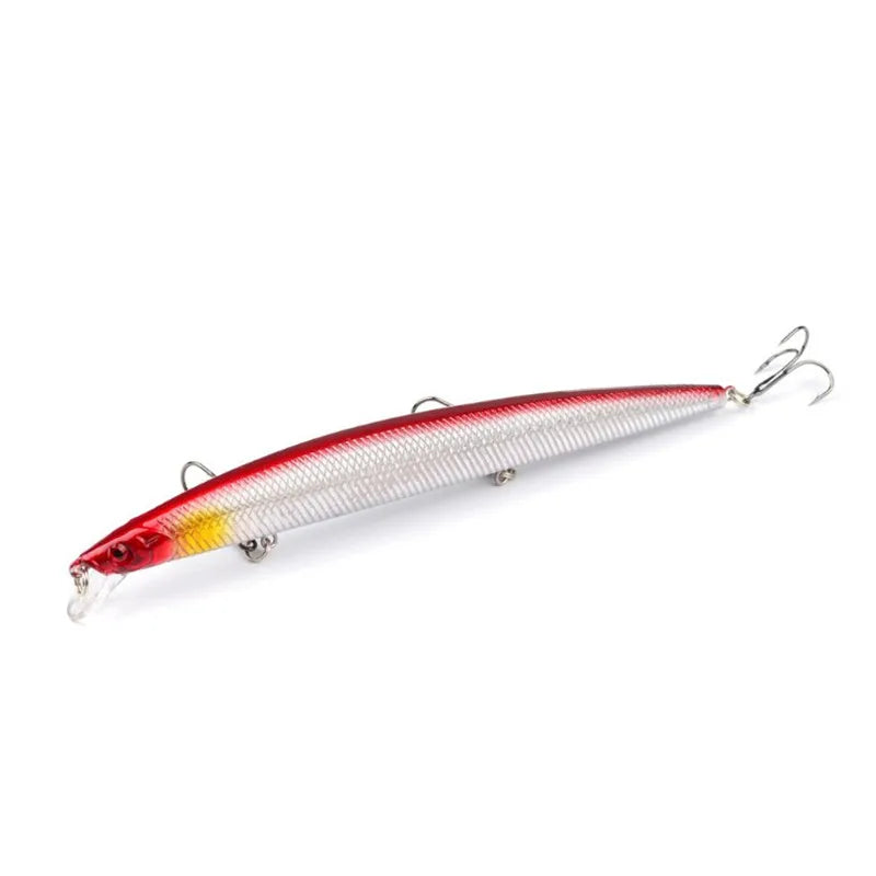 1pcs New Big  Laser Minnow Fishing Lures 18cm/24g Fishing Hard Bait Crankbaits Isca Artificiais Pesca Sea Wobbler Swimming Baits