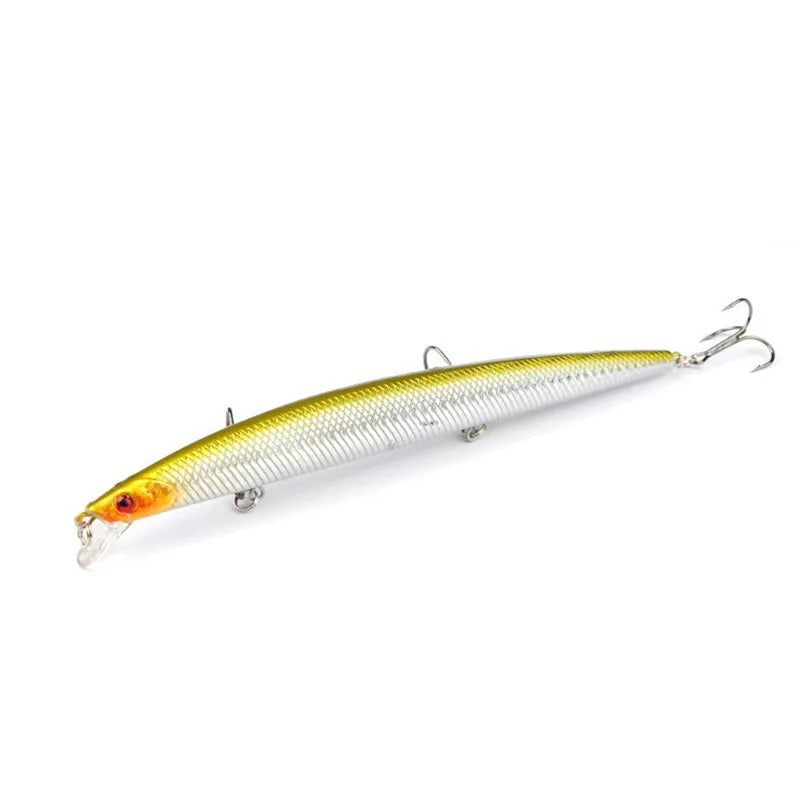 1pcs New Big  Laser Minnow Fishing Lures 18cm/24g Fishing Hard Bait Crankbaits Isca Artificiais Pesca Sea Wobbler Swimming Baits