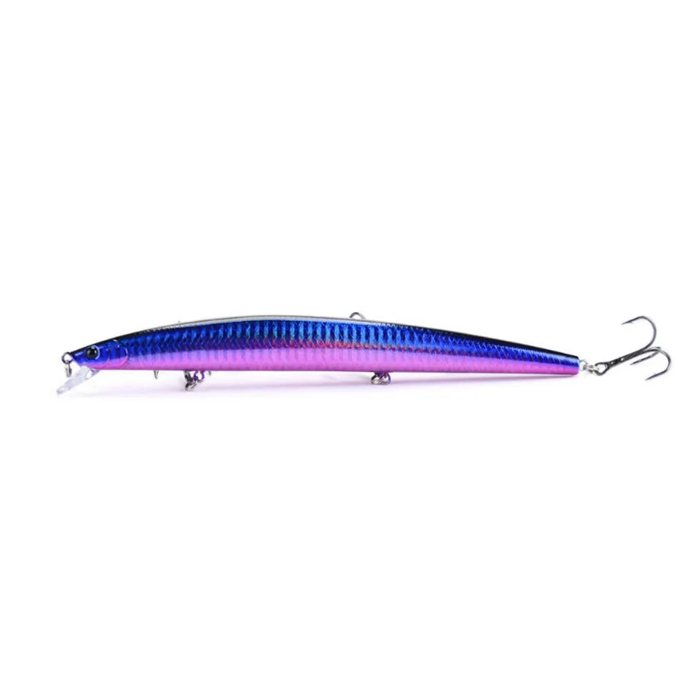 1pcs New Big  Laser Minnow Fishing Lures 18cm/24g Fishing Hard Bait Crankbaits Isca Artificiais Pesca Sea Wobbler Swimming Baits