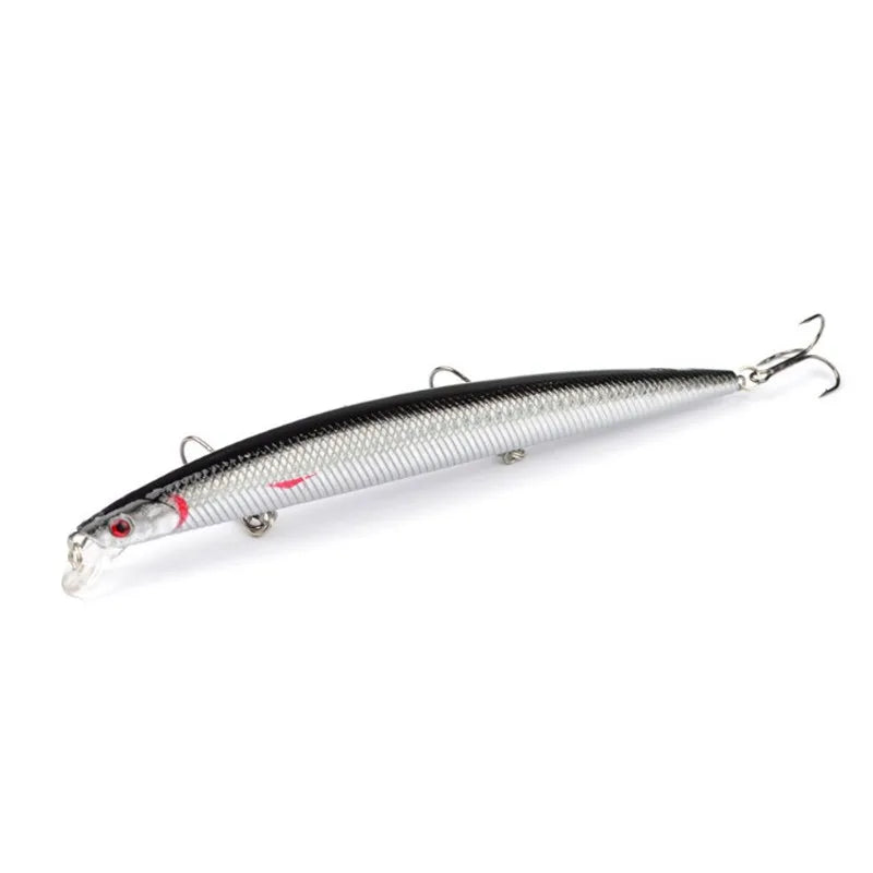 1pcs New Big  Laser Minnow Fishing Lures 18cm/24g Fishing Hard Bait Crankbaits Isca Artificiais Pesca Sea Wobbler Swimming Baits