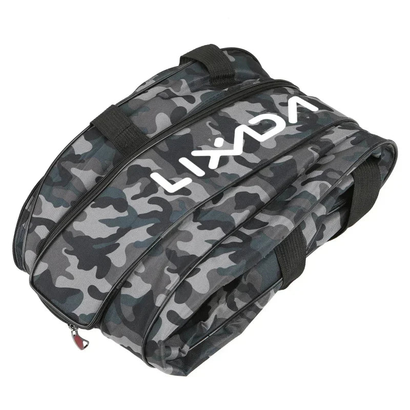 Lixada 3 Layers Fishing Pole Bag Portable Folding Rod Carry Case Fishing Reel Tackle Storage Bag Case