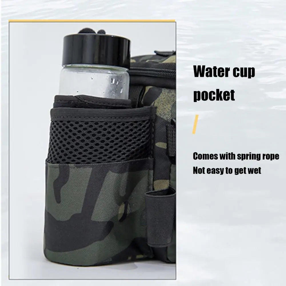 Fishing tackle, shoulder bag, storage bag, portable fishing rod holder, outdoor sports bag, flying fishing