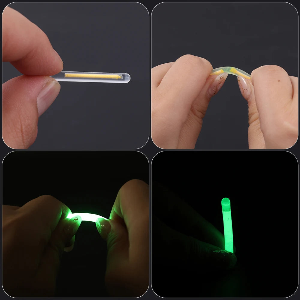 50/100PCS Firefly Fluorescent Rod Light Fishing Floating Rod Light Dark Luminous Rod Outdoor Fishing Fluorescent Rod Light. Night Fishing