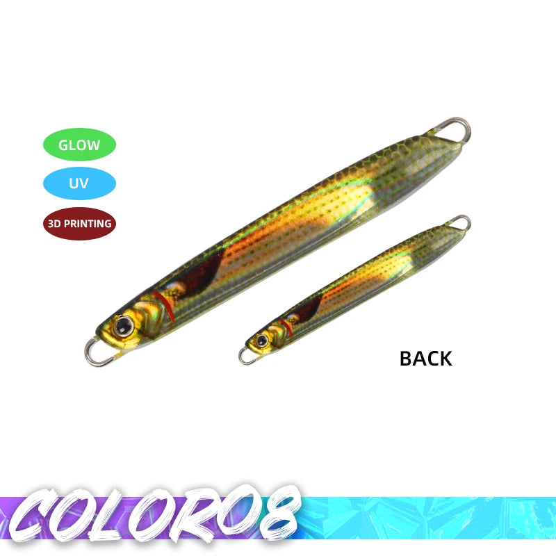 Magic Works New 2024 Fishing Metal Jig 15G 20G 30G Sea Fishing Lures Little Magic Jig Fishing Tackle Professional Fake Fish Jig