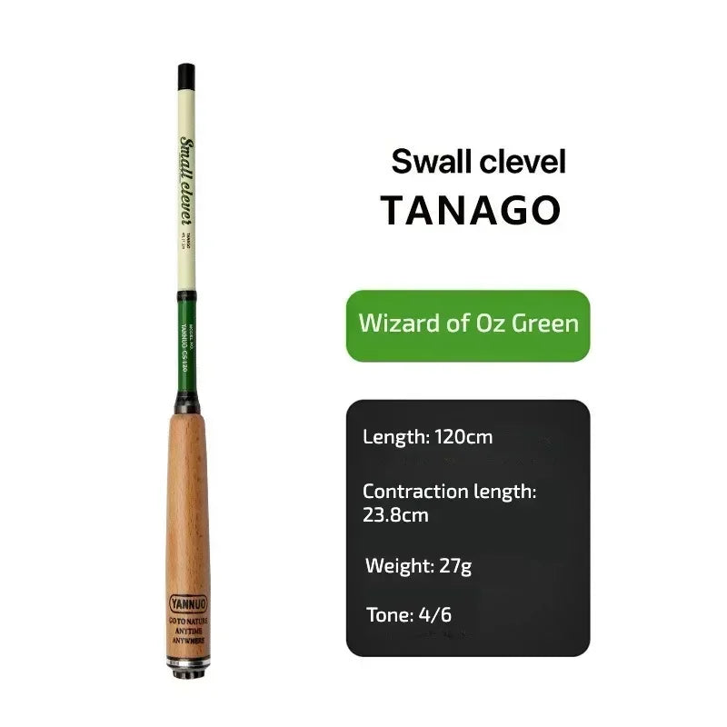 1.2M 1.5M 1.8M Fishing Rod Ultra-Short Section Shrinkage 23cm Super Light and Super Hard Carbon Pole Rod Pocket Mini Rod