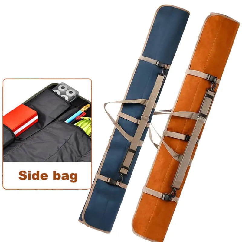 120cm 130cm 150cm Canvas Fishing Bag Waterproof Fishing Rod Umbrella Tackle Gear Storage Case Portable Roll Up Shoulder Bags