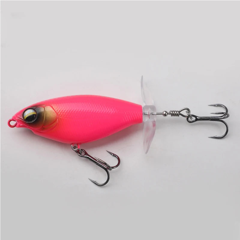 Rotating Bait, Double Snail Design, Artificial Bait, Hard Bait 6g 11g Bait, Fishing Bass Mandarin Fish Tail Spinner Sea Fishing