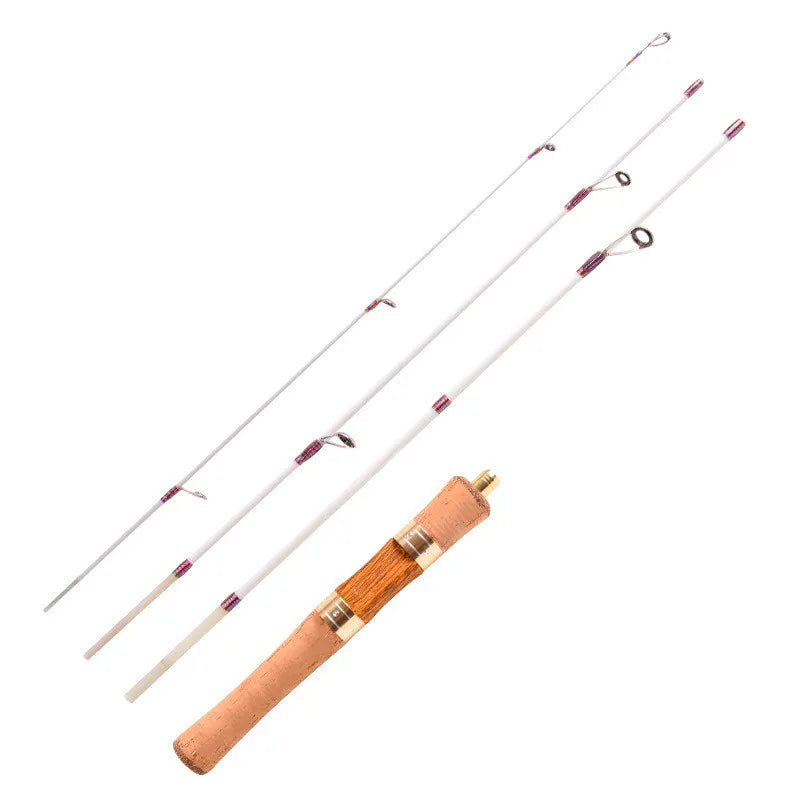 Ejection Fishing Rod XUL Super Soft And Ultra Light 1.4m Four-Section Portable Travel Stream Fiberglass Trout Rod