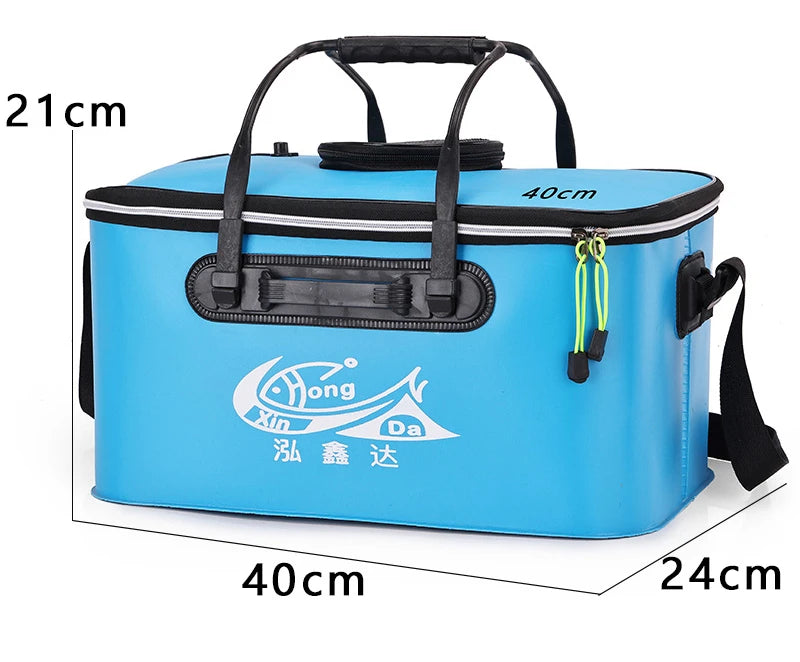 Christmas Fishing Bait Blind Box Thicken EVA Live Fish Bucket with Gloves Electronic Scale Fish Grip Luya Pliers Outdoor Set