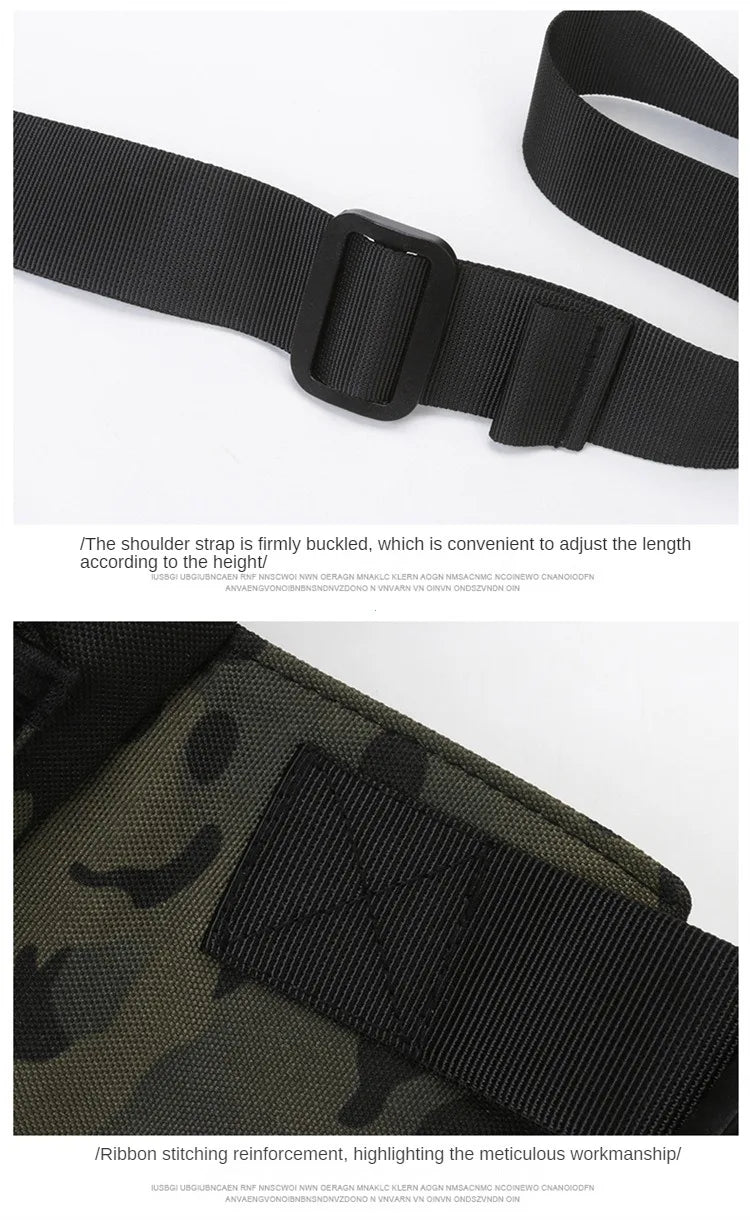 Fishing Chest Waist Bag Tactical Outdoor Travel Sports EDC Fishing Lure Bags Hunting Camping Hiking Cycling Pack Molle Pouch