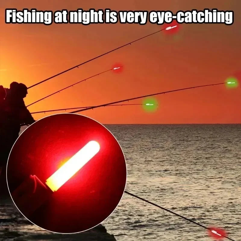 Night Fishing Electronic Rod LED Light Stick Luminous Glow Waterproof Rock Fishing Float Tackle Fishing Accessorie CR425 Battery