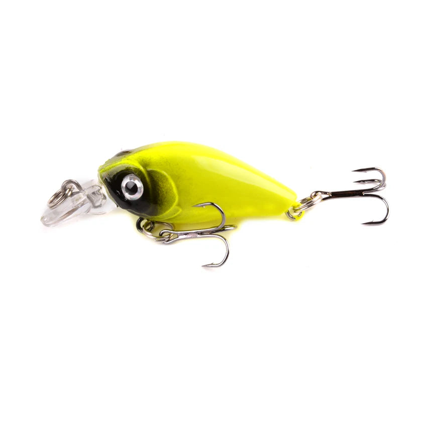 1 PCS Minnow Fishing Lure 45mm 3.8g Crankbait Hard Bait Topwater Artificial Wobbler Bass Japan Fly Fishing Accessories