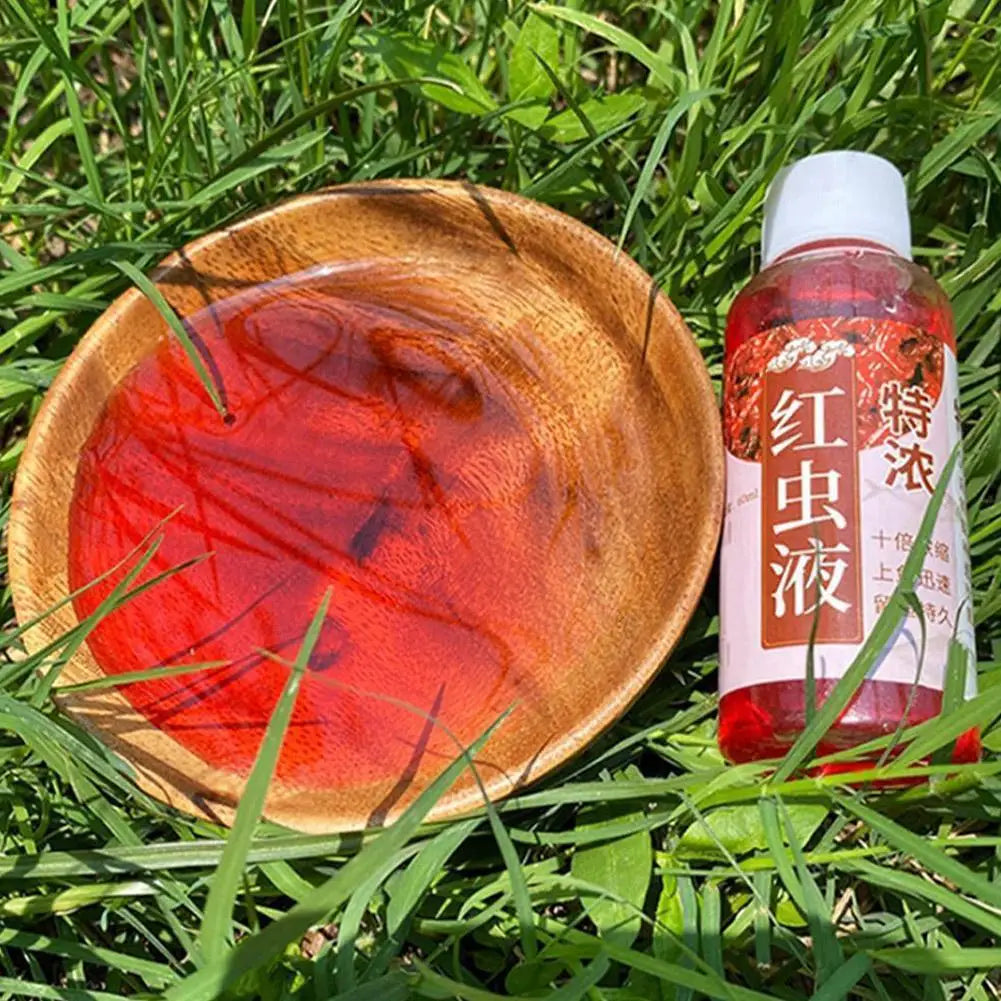 Strong Fish Attractant 100ml Concentrated Worm Extract Red Liquid For Fishing Fish Bait High Concentration Fish Bite Activa S8Y8