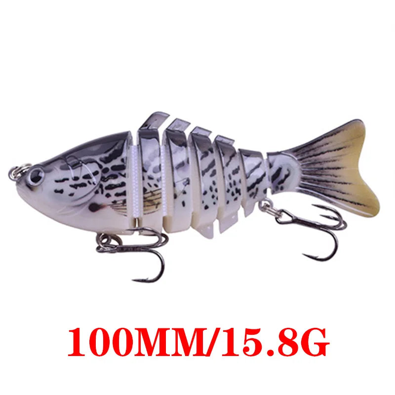 Luminous Fishing Lures For Dropshipping Multi Jointed Swimbait 6 7 Segment Wobblers Pike Tackle for Bass Trout Crankbait Lure