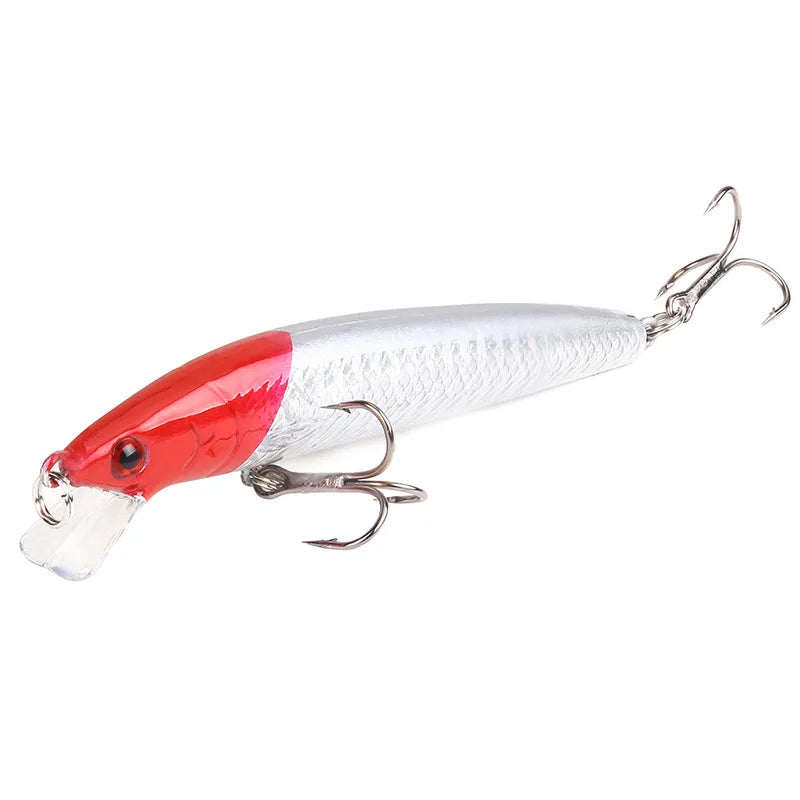 1 PCS 9g/10cm Fishing Lures Minnow Wobbler Floating Bass Trolling Artificial Hard Bait Crankbait Carp Pesca Fishing Tackle