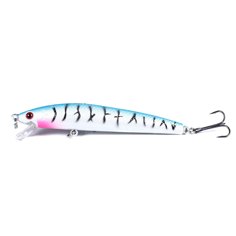 10/5Pcs Minnow Fishing Lures Floating Hard Bait 95mm 7g Artificial Bait Wobbler Crankbait Carp Perch Pesca Fishing Tackle