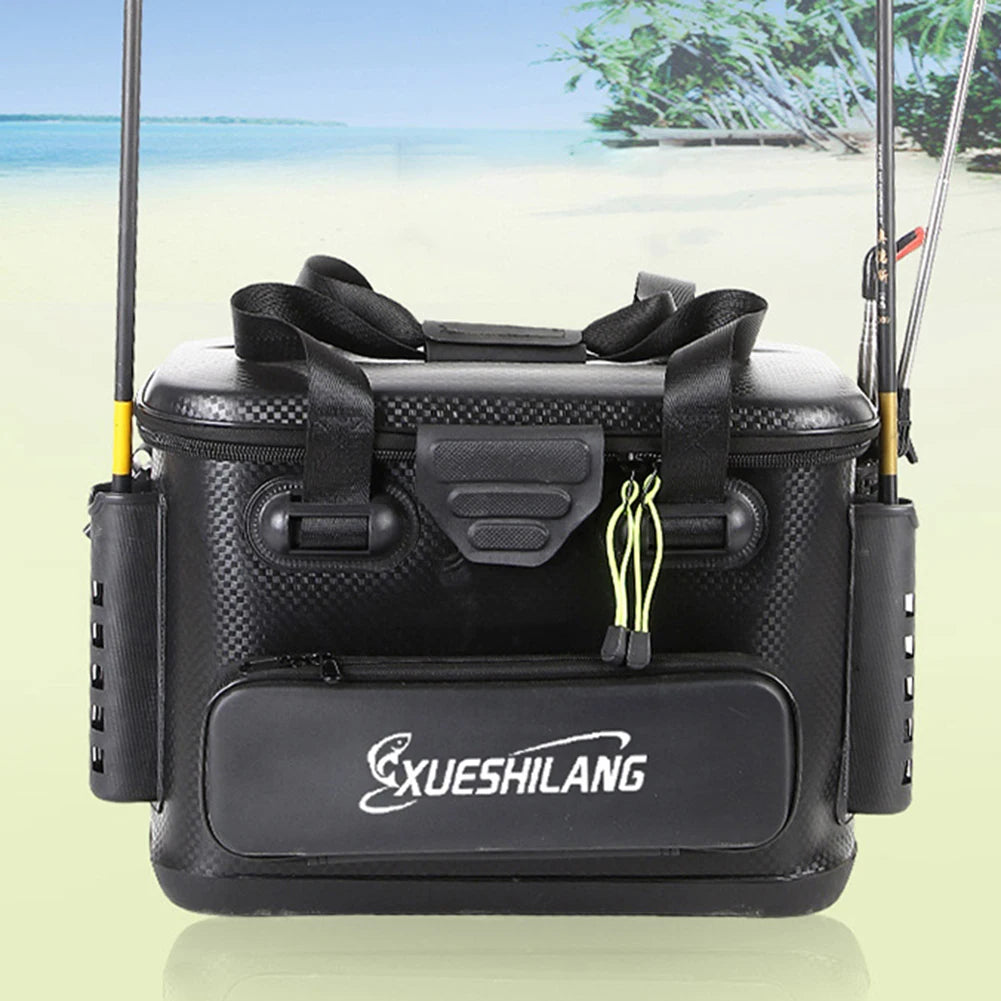 20/28L Portable Fishing Barrel Box EVA Fishing Bag Rod Bait Reel Fish Storage Bag Single Shoulder Bag Hook Lure Luya Handbag