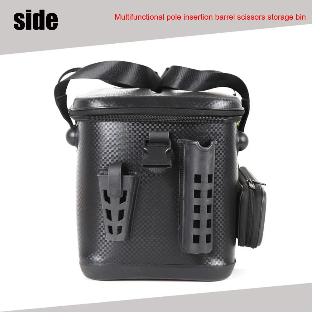 20/28L Portable Fishing Barrel Box EVA Fishing Bag Rod Bait Reel Fish Storage Bag Single Shoulder Bag Hook Lure Luya Handbag