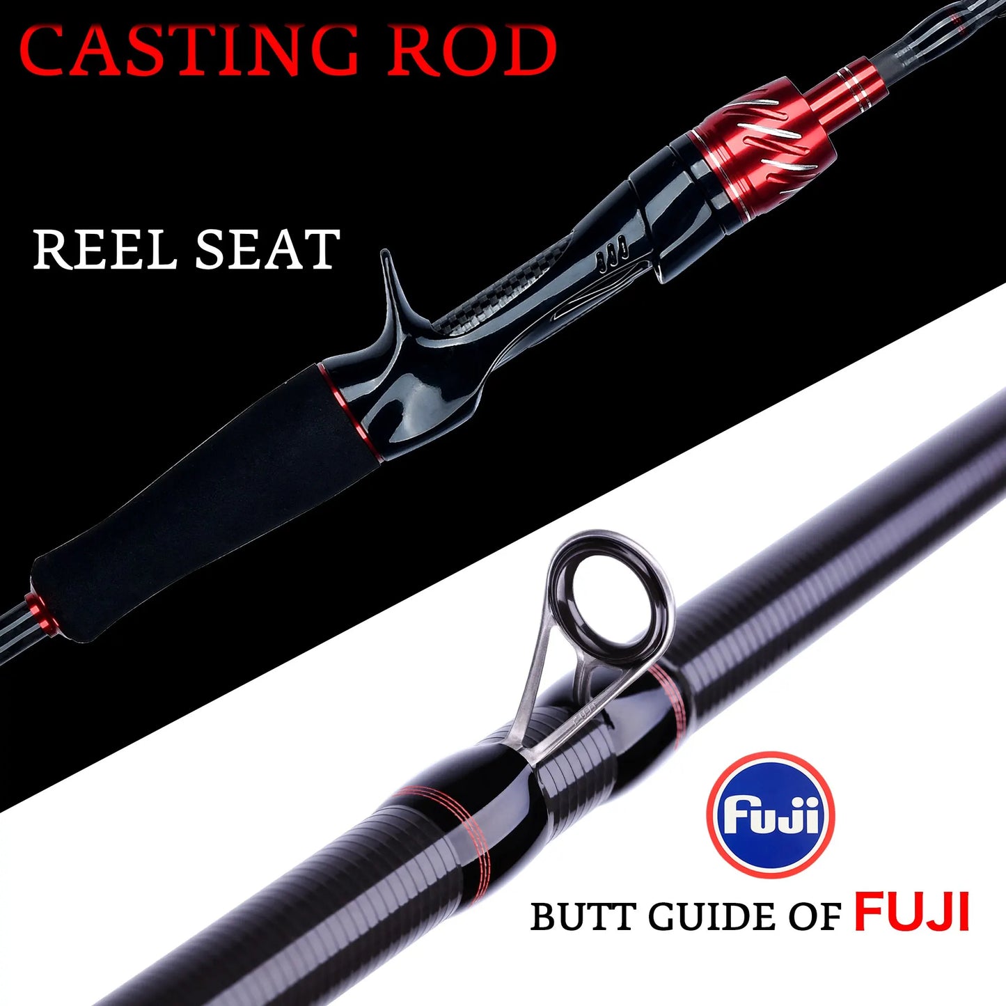 BIUTIFU Traveller Spinning Casting Fuji Lure Mini Rock Fishing Rod 1.8/2.1/2.4/2.7/3.0m Carbon Baitcasting PHISHGER Fast 5-42g