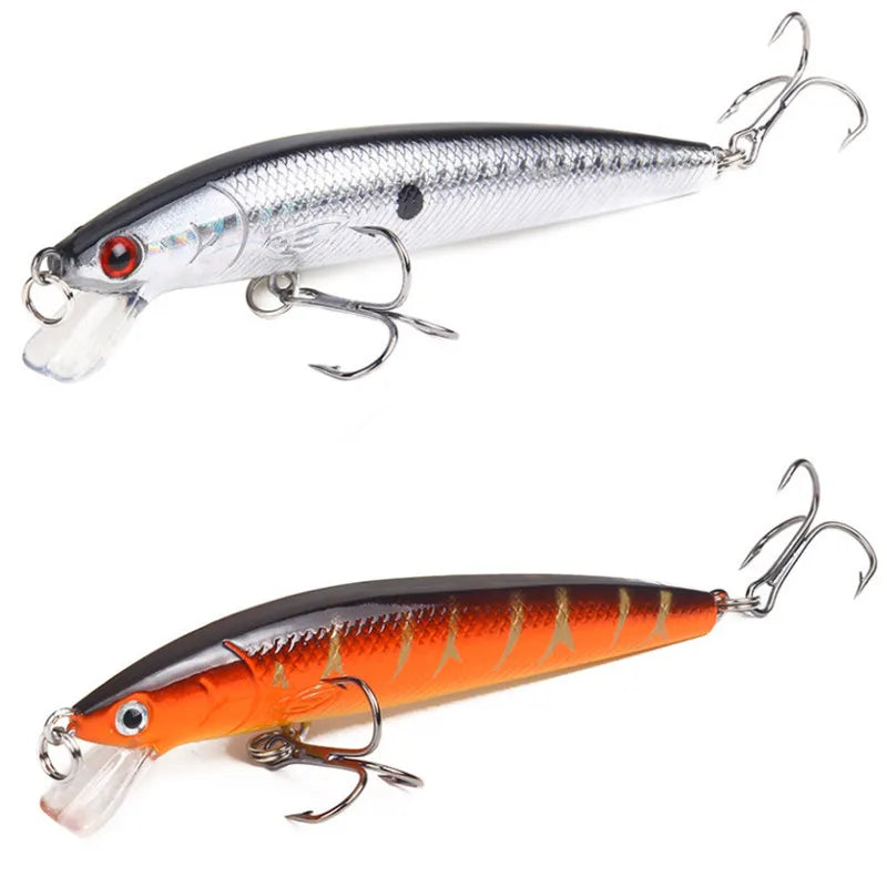 1 PCS 9g/10cm Fishing Lures Minnow Wobbler Floating Bass Trolling Artificial Hard Bait Crankbait Carp Pesca Fishing Tackle