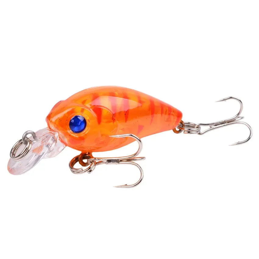 1 PCS Minnow Fishing Lure 45mm 3.8g Crankbait Hard Bait Topwater Artificial Wobbler Bass Japan Fly Fishing Accessories