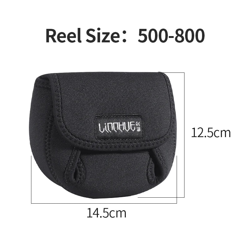 LINNHUE Portable Fishing Reel Bag Pouch Bag Waterproof Protective Case Cover For Spinning Reel Baitcasting Reel Drum Storage Bag