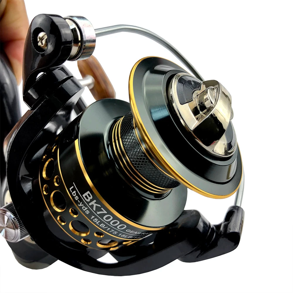 Spinning Reel 2000 - 7000 Ultralight Max Drag 12kg 5.2:1/4.7:1 Surfcasting Fishing Reel Spin Saltwater Jigging Reels