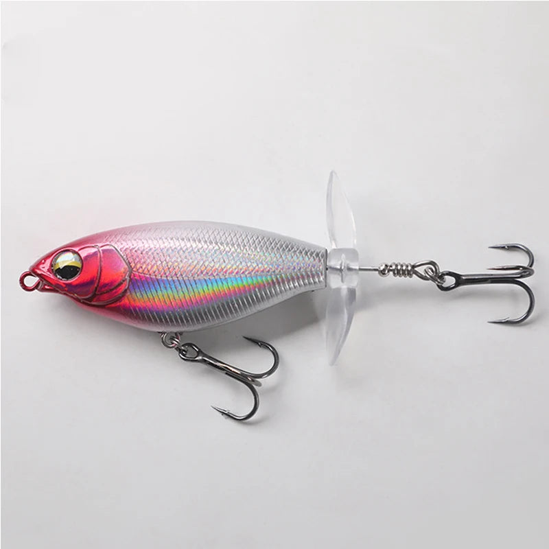 Rotating Bait, Double Snail Design, Artificial Bait, Hard Bait 6g 11g Bait, Fishing Bass Mandarin Fish Tail Spinner Sea Fishing