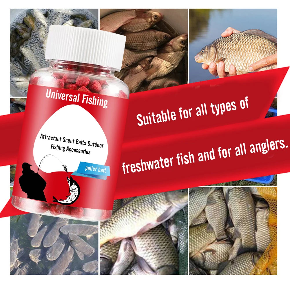 Fresh Wet Granular Bait High Protein Fish Attractant Concentrated Fish Bait Universal Fishy Smell Bait Balls Fishing Accessories