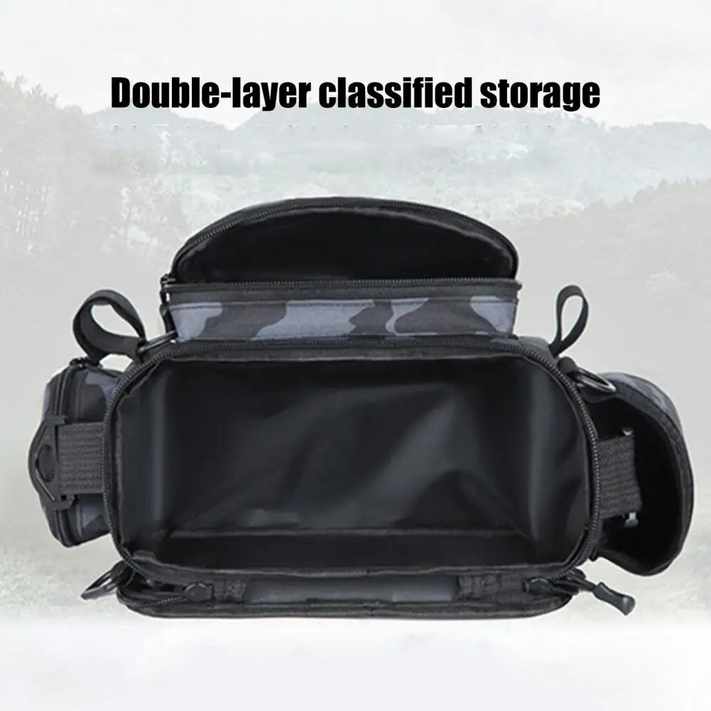 Fishing tackle, shoulder bag, storage bag, portable fishing rod holder, outdoor sports bag, flying fishing