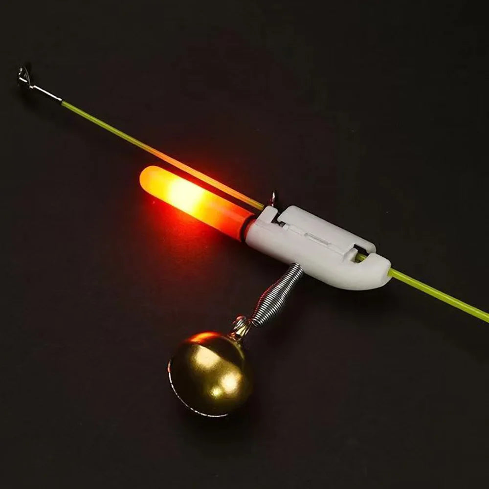 Fishing Light Stick Clip Rod Bell Luminous LED CR425 3.6V Battery USB Charge Tackle Night Bright Fish Bite Alarm Flash Lamp. Night fishing