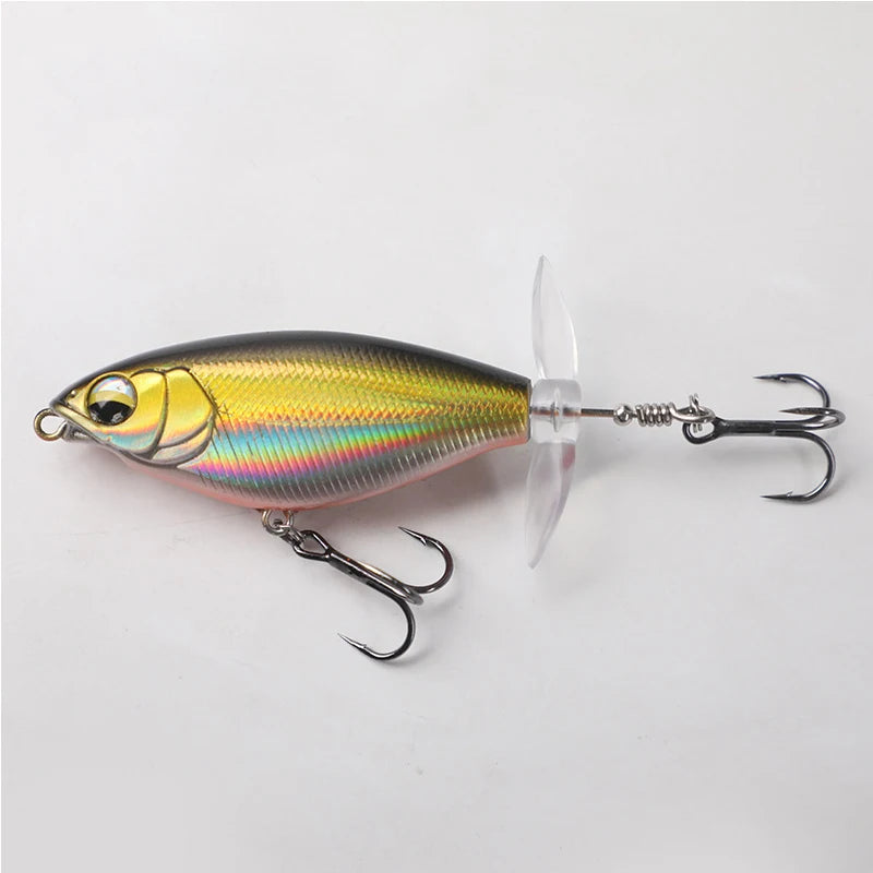 Rotating Bait, Double Snail Design, Artificial Bait, Hard Bait 6g 11g Bait, Fishing Bass Mandarin Fish Tail Spinner Sea Fishing