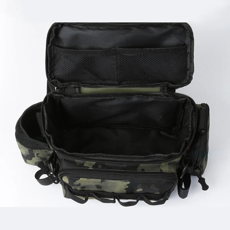 Fishing Tackle Bags Waist Fanny Pack Fishing Lures Line Box Utility Storage Accessories Outdoor Camping Shoulder Crossbody Bag