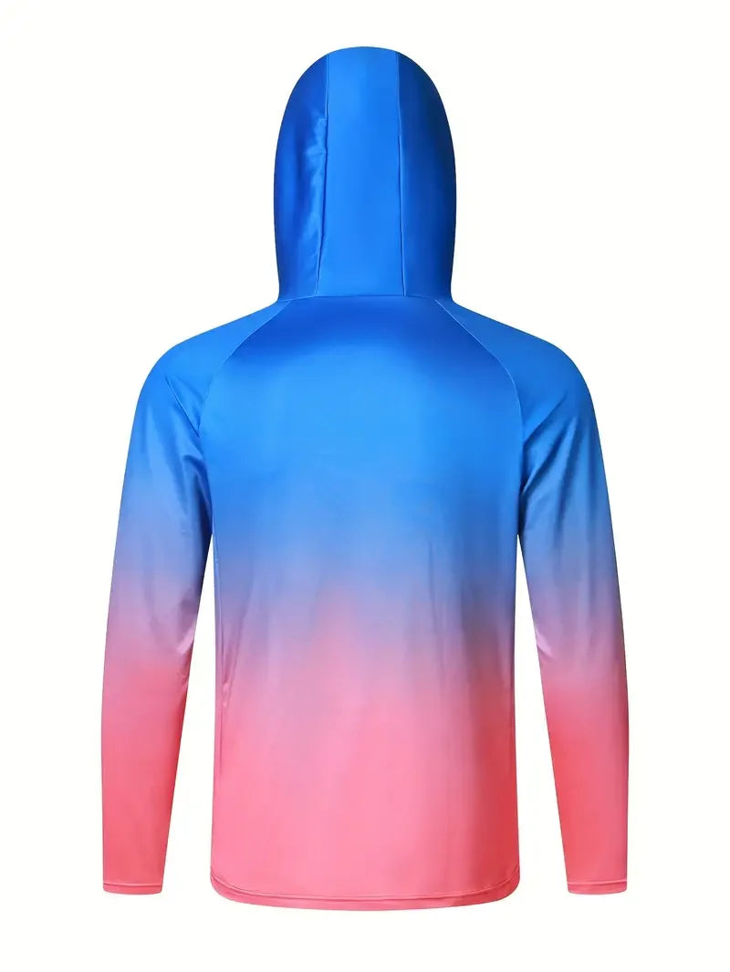 Fishing Hoodie Shirts with Mask Men Long Sleeve Sweatshirt Uv Protection  Moisture Wicking Fishing Clothing