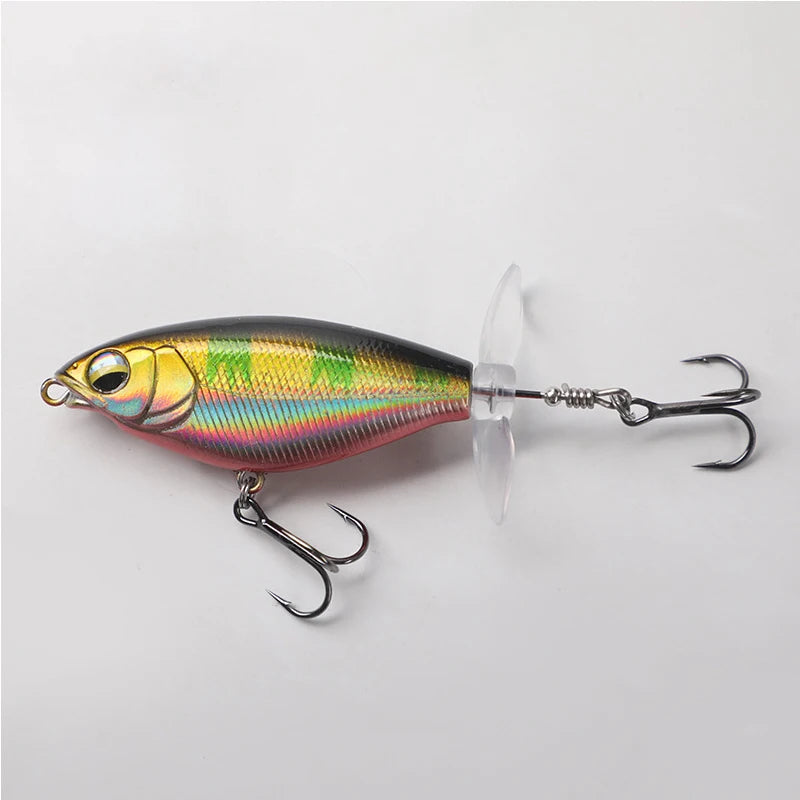 Rotating Bait, Double Snail Design, Artificial Bait, Hard Bait 6g 11g Bait, Fishing Bass Mandarin Fish Tail Spinner Sea Fishing