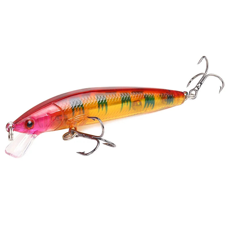 1 PCS 9g/10cm Fishing Lures Minnow Wobbler Floating Bass Trolling Artificial Hard Bait Crankbait Carp Pesca Fishing Tackle