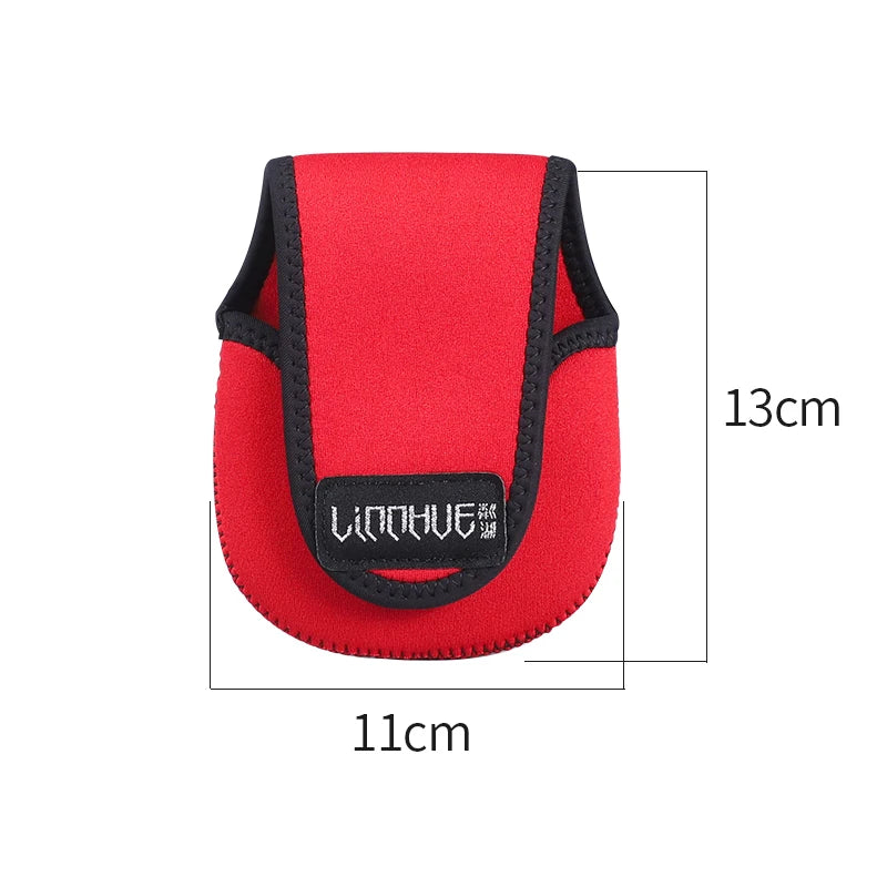 LINNHUE Portable Fishing Reel Bag Pouch Bag Waterproof Protective Case Cover For Spinning Reel Baitcasting Reel Drum Storage Bag