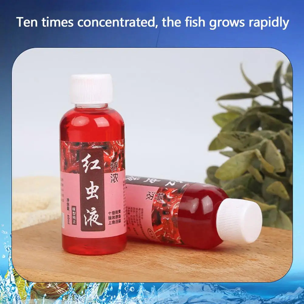 Strong Fish Attractant 100ml Concentrated Worm Extract Red Liquid For Fishing Fish Bait High Concentration Fish Bite Activa S8Y8