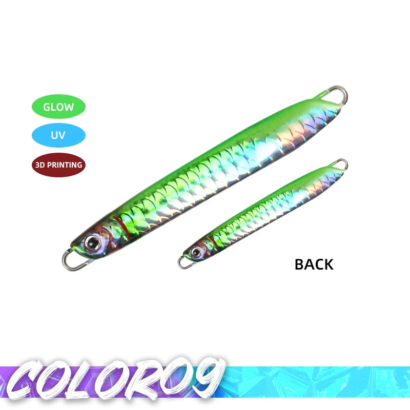 Magic Works New 2024 Fishing Metal Jig 15G 20G 30G Sea Fishing Lures Little Magic Jig Fishing Tackle Professional Fake Fish Jig