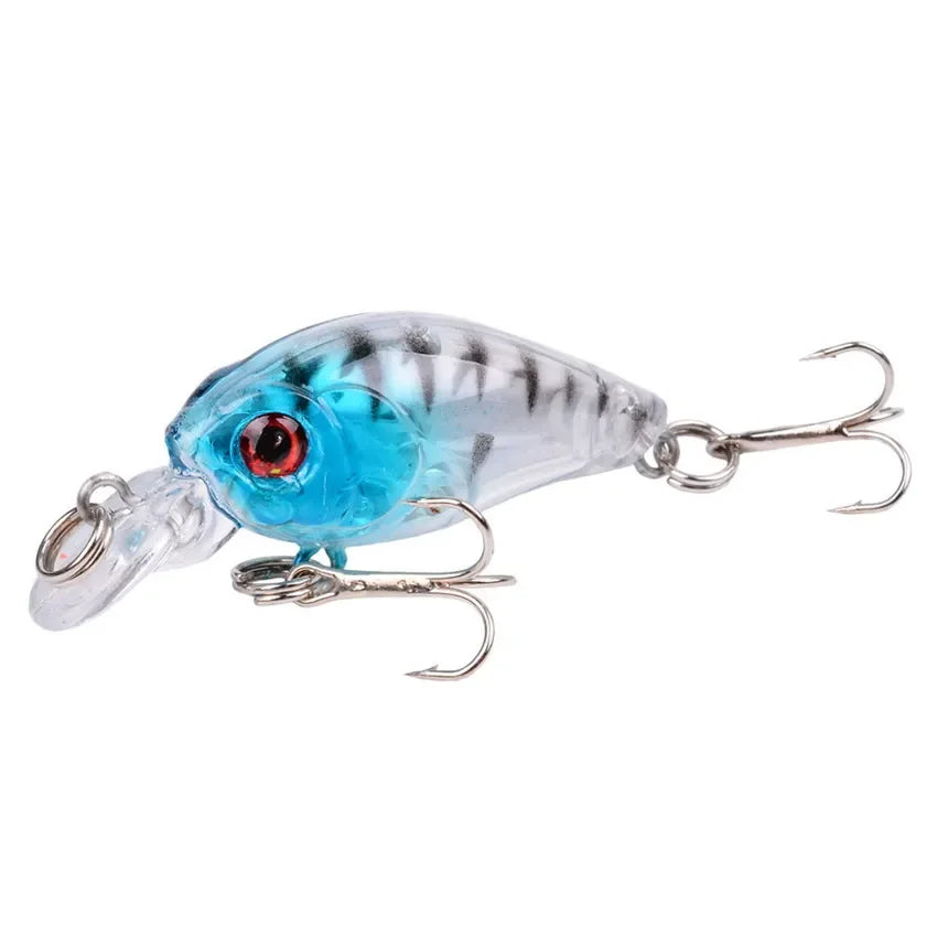 1 PCS Minnow Fishing Lure 45mm 3.8g Crankbait Hard Bait Topwater Artificial Wobbler Bass Japan Fly Fishing Accessories