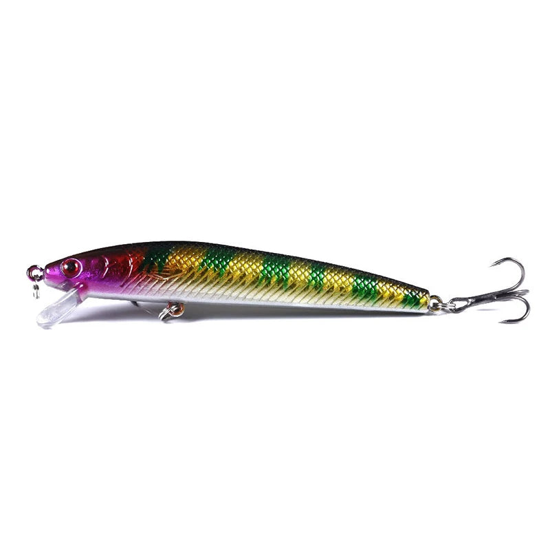 10/5Pcs Minnow Fishing Lures Floating Hard Bait 95mm 7g Artificial Bait Wobbler Crankbait Carp Perch Pesca Fishing Tackle