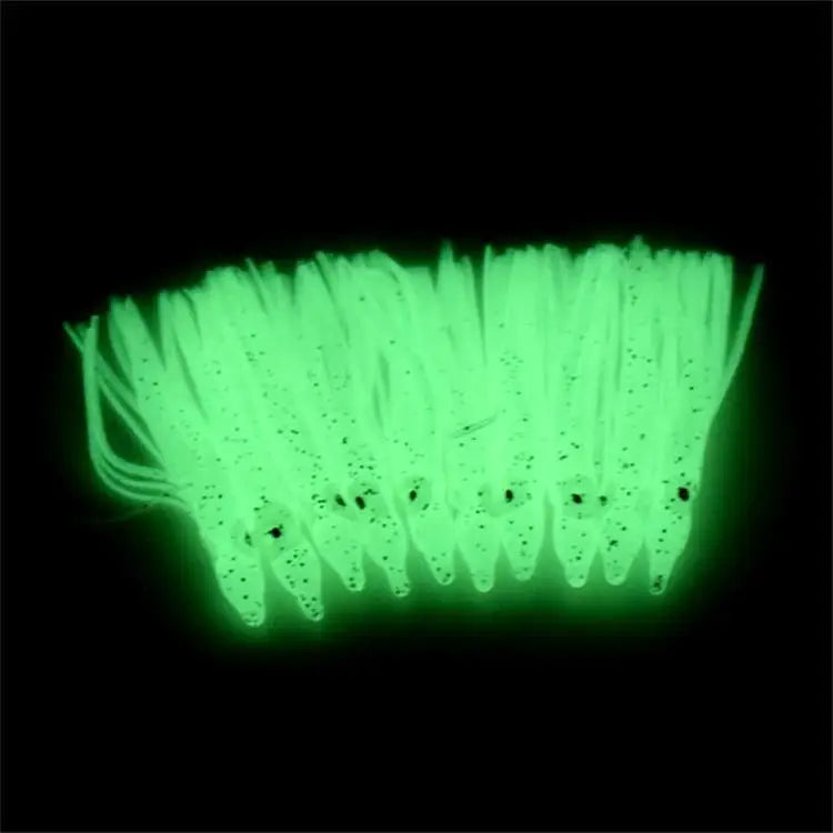 10pc Lifelike Squid Glow Lure, Luminous Artificial Bionic Octopus Soft Bait, Fishing Accessories For Saltwater Freshwate.Night fishing